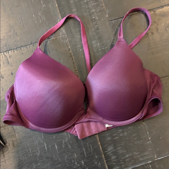PINK Victoria's Secret Teal and Plum Bra Bundle 36B Set of 2 Push Up - Picture 3 of 6